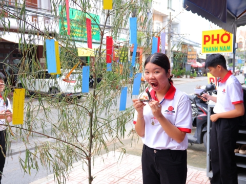 HỌC VIÊN TRUNG TÂM ĐỒNG NAI HƯỞNG ỨNG LỄ HỘI SENDAI TANABATA  🎋