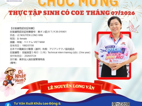 CHÚC MỪNG HỌC VIÊN RA TƯ CÁCH LƯU TRÚ