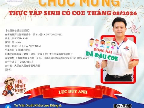 CHÚC MỪNG HỌC VIÊN RA TƯ CÁCH LƯU TRÚ