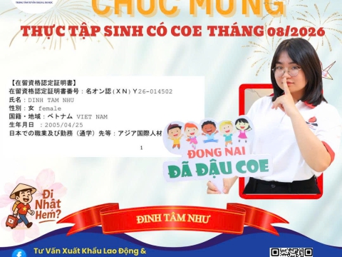 CHÚC MỪNG HỌC VIÊN RA TƯ CÁCH LƯU TRÚ