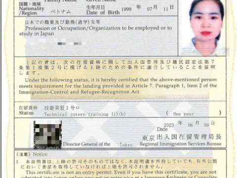 CHÚC MỪNG HỌC VIÊN RA TƯ CÁCH LƯU TRÚ