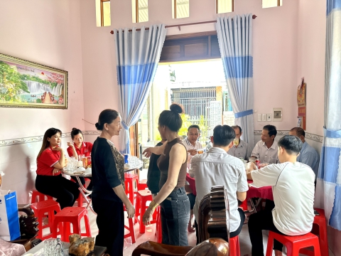 TRUNG TÂM ĐỒNG NAI GHÉ THĂM NHÀ HỌC VIÊN TRƯỚC XUẤT CẢNH