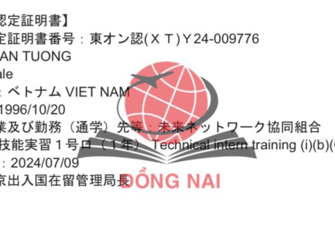 CHÚC MỪNG HỌC VIÊN RA TƯ CÁCH LƯU TRÚ