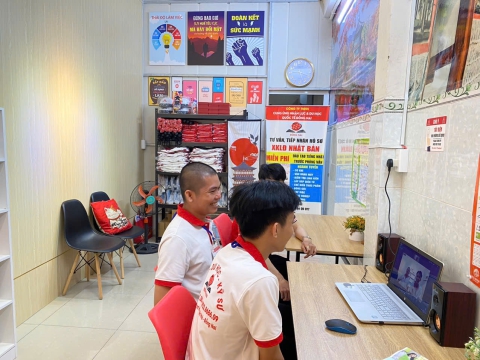 HỌC VIÊN CHECK FORM-CHECK TIẾNG TẠI TRUNG TÂM ĐỒNG NAI