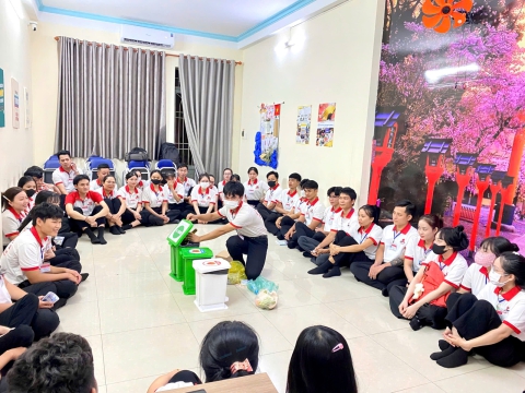 BUỔI HỌC NGOẠI KHÓA CỦA HỌC VIÊN TRUNG TÂM ĐỒNG NAI