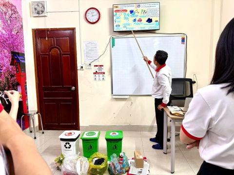 BUỔI HỌC NGOẠI KHÓA CỦA HỌC VIÊN TRUNG TÂM ĐỒNG NAI