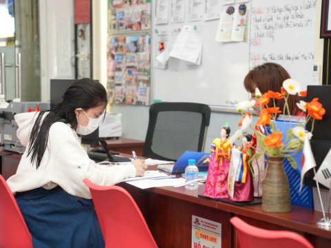 BUỔI HỌC NGOẠI KHÓA CỦA HỌC VIÊN TRUNG TÂM ĐỒNG NAI