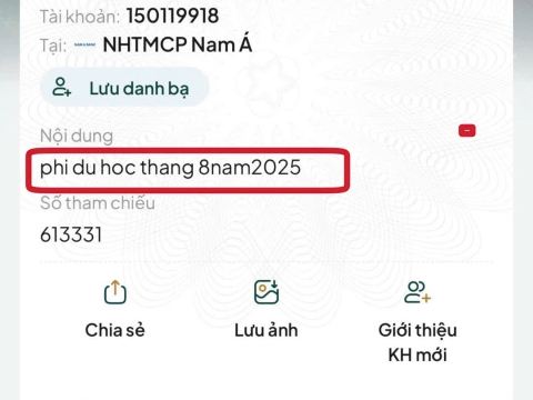 HỌC VIÊN ĐĂNG KÝ, TƯ VẤN DU HỌC, XKLD